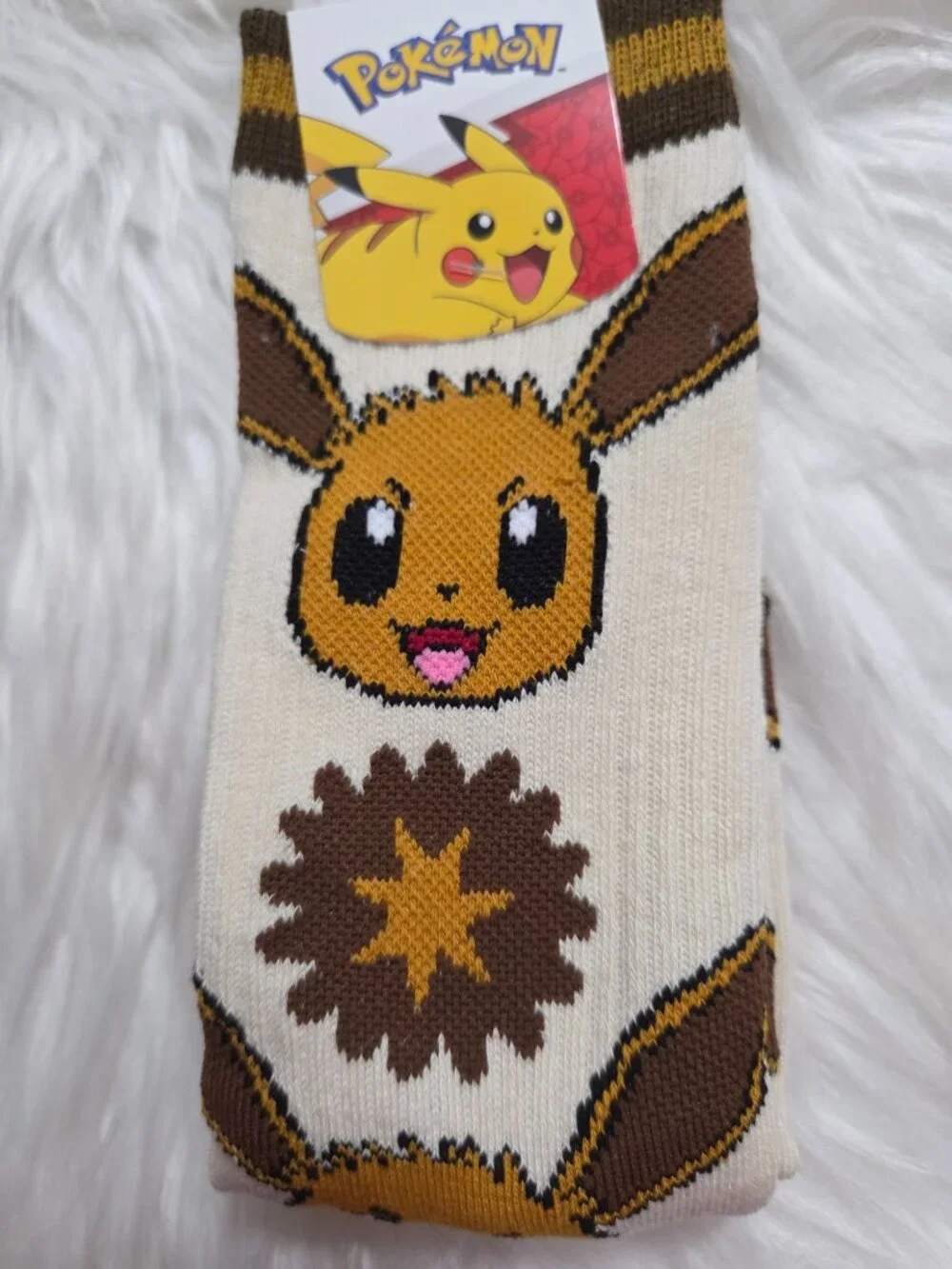 Pokemon Eevee Crew Socks
